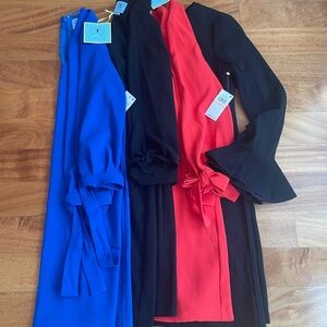 4 CeCe   Dresses - Blue, Orange & Black